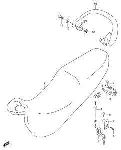 GSX600 Пружина