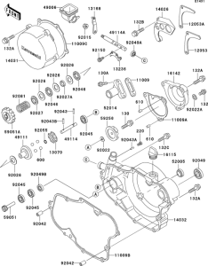 KX500 Engine cover(s)(1 / 2)