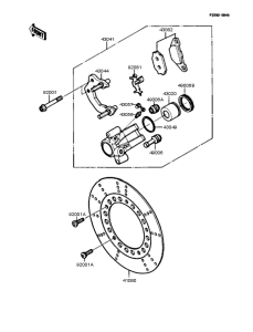 AR125S Передний тормоз