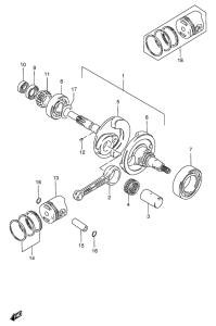 FB100 Вал коленчатый