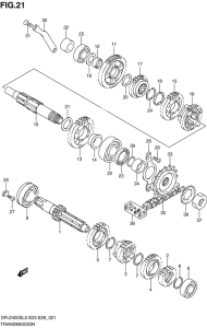 DR-Z400 Трансмиссия