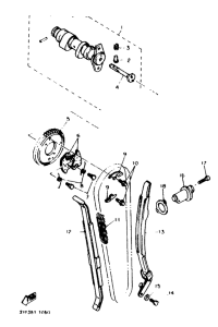 SZR660 Camshaft. chain