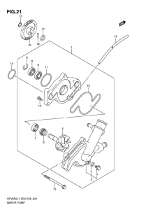 SFV650 Водяная помпа