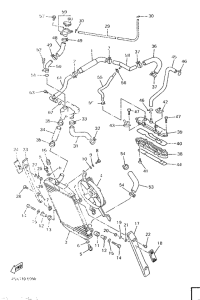 XVZ13AH Radiator. hose