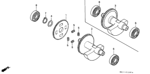 XR600R Балансир