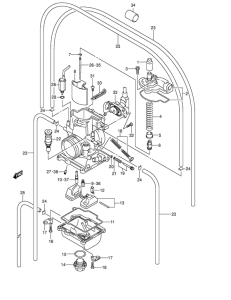 RM250 Carburetor assy