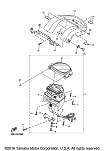 XVS1300CT Приборы