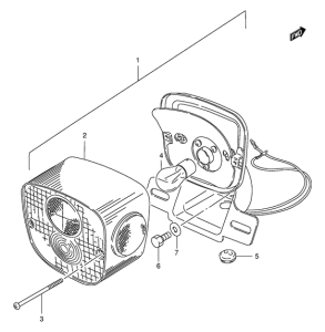 FM50 Задний комбинированный сигнал