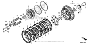 CB500X (ABS) Сцепление