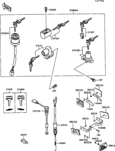 AR50 Ignition switch(1 / 2) (ar50-c8 / c9)