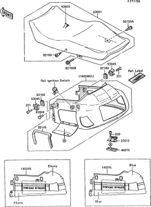 ZX1000 Seat(zx1000-b3)