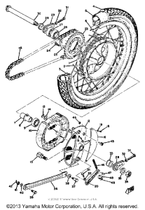 TD2 Переднее колесо