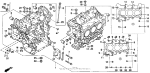 GL1500I Блок цилиндров