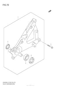 AN400 (ABS) Маятник задний