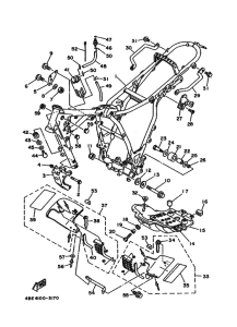 XT225 XT225E Frame comp