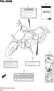 VZR1800BZ Label (Vzr1800Bzl5 E33)