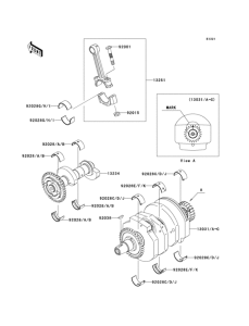 EX250 Коленвал
