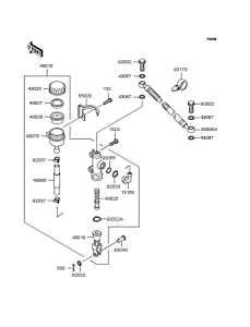 KL110 Задний торм цилиндр