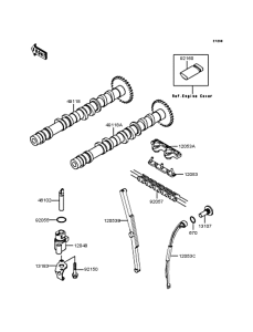 ZX400 Распредвал