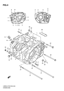 LS650 Картер двигателя