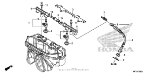 CBR600RR (ABS) Топливная форсунка