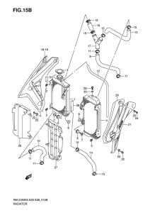 RM-Z450 Радиатор