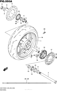 GSX-R1000 Переднее колесо