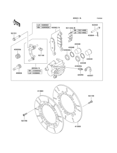 KZ1000 Front brake(p21 / p22)