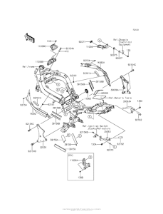 EX650 Рама ,крепежные детали