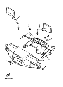 SH50 SH50K Cowling comp