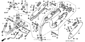 VFR800 (ABS) Глушитель