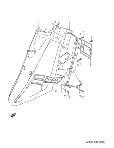 AD50 Front leg shield