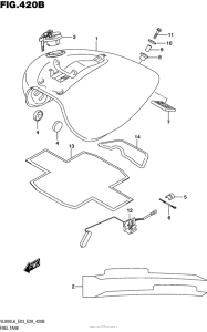 VL800T Fuel Tank (Vl800L6 E28)