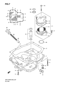 GSX1400 Маслосборник