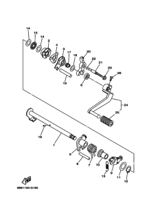 TTR110E Shaft shift