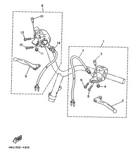 YA50R Handle switch. lever