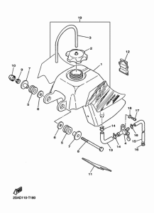 PW50 フユエルタンク