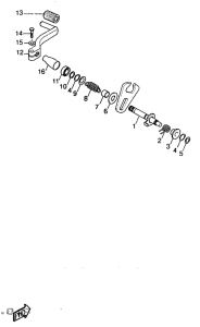 DT50R Вал переключения