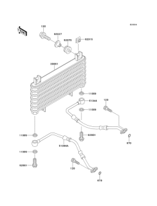ZX600 Масляный картер