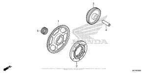 CMX300 Муфта стартера