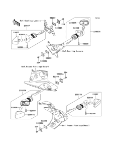 ZX600 Поворотники