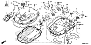 VFR800F Воздушный фильтр