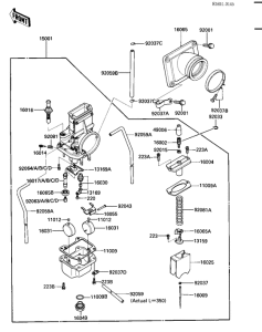 KX500 Carburetor assy