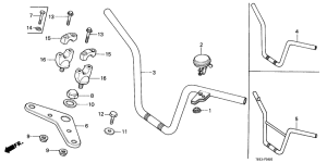 Z50J Handle pipe / top bridge