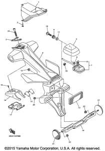 YZF-R1 Фонарь