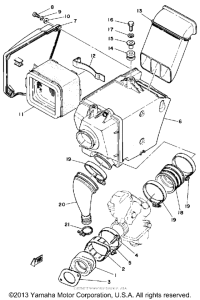 SR500H Впускная система