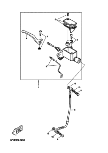 CW50RS Передний тормозной цилиндр