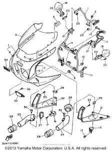 FZR1000A Обтекатели