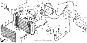 VFR700F Радиатор