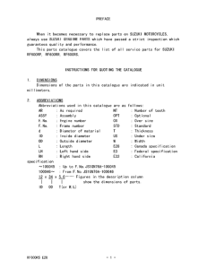 RF600 Catalog preface